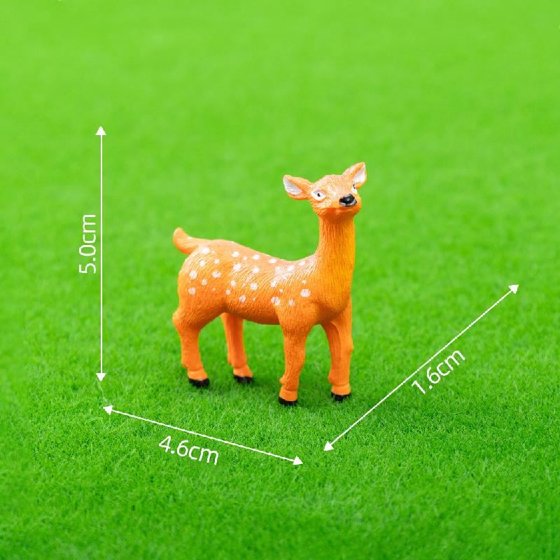 Tiểu cảnh gia đình hươu, phụ kiện trang trí cây cảnh mini (ZC-98)