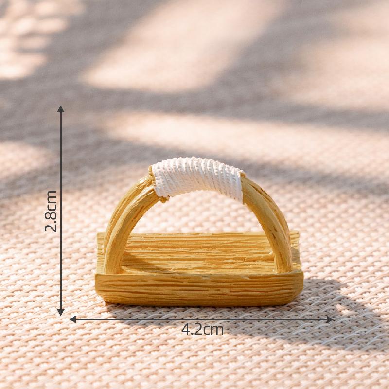 Hộp thức ăn cổ phong mini, búp bê DIY, phụ kiện tiểu cảnh bàn nhỏ xinh dễ thương (ZC-20)