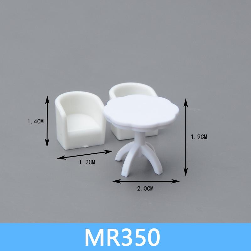 Phụ Kiện Mô Hình Bộ Bàn Ghế Nội Thất Mini Tỷ Lệ 1:50 (MH-80)