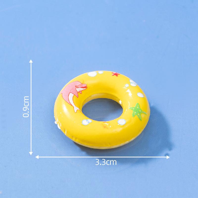 Tiểu cảnh vòng bơi, phao, sinh vật biển, bể cá mini DIY, phụ kiện bàn nhỏ xinh (ZC-119)