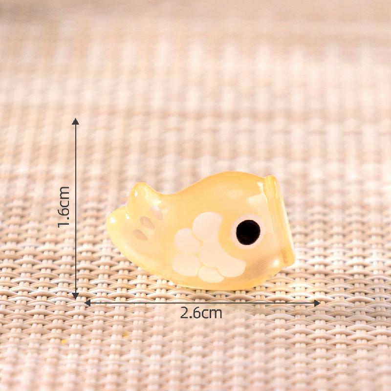 Tiểu cảnh cờ cá chép Nhật phát sáng DIY, phụ kiện tiểu cảnh mini treo bàn resin cute (ZC-1431)