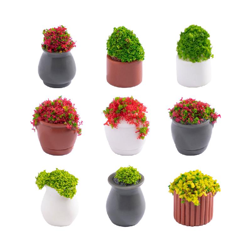 Tiểu cảnh cây cảnh mini giả, lọ sinh thái DIY, phụ kiện treo bàn tiểu cảnh mini (ZC-497)