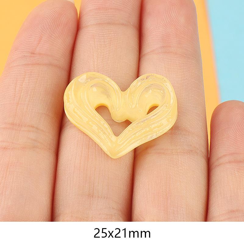 Charm trái tim phát sáng DIY trang trí vỏ điện thoại (FF-469)