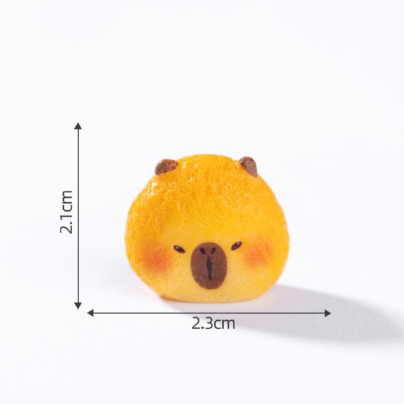 Tiểu cảnh snack động vật DIY, phụ kiện tiểu cảnh mini bàn thu nhỏ, cute resin food (ZC-1134)