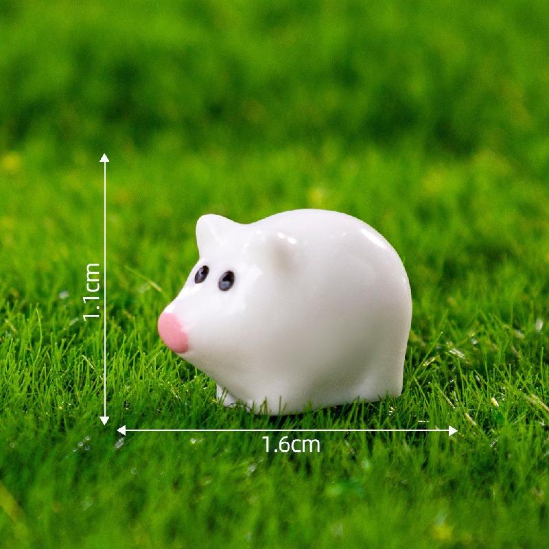 Tiểu cảnh heo mẹ và heo con mini trang trí chậu cây (ZC-848)