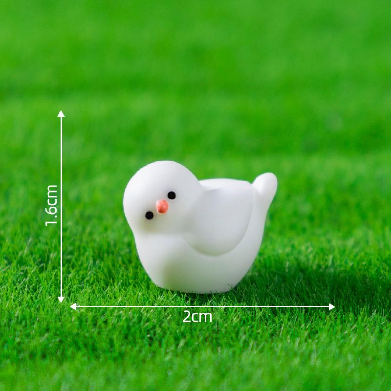 微景观创意可爱动物小猫咪小黄鸭公仔 DIY装饰品挂配件迷你小摆件