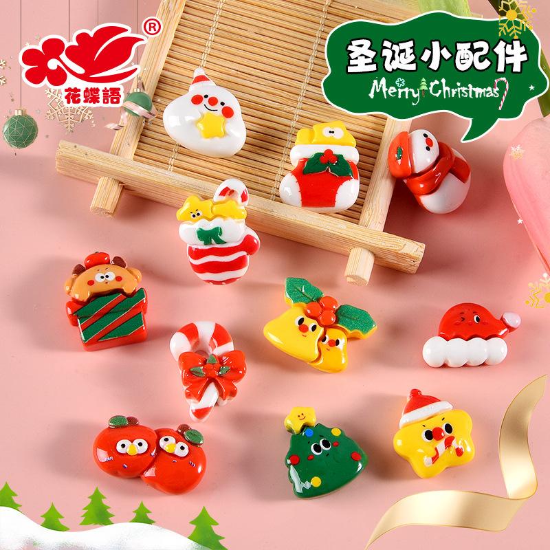 Phụ kiện Noel resin, DIY, kem giả (NX-627)