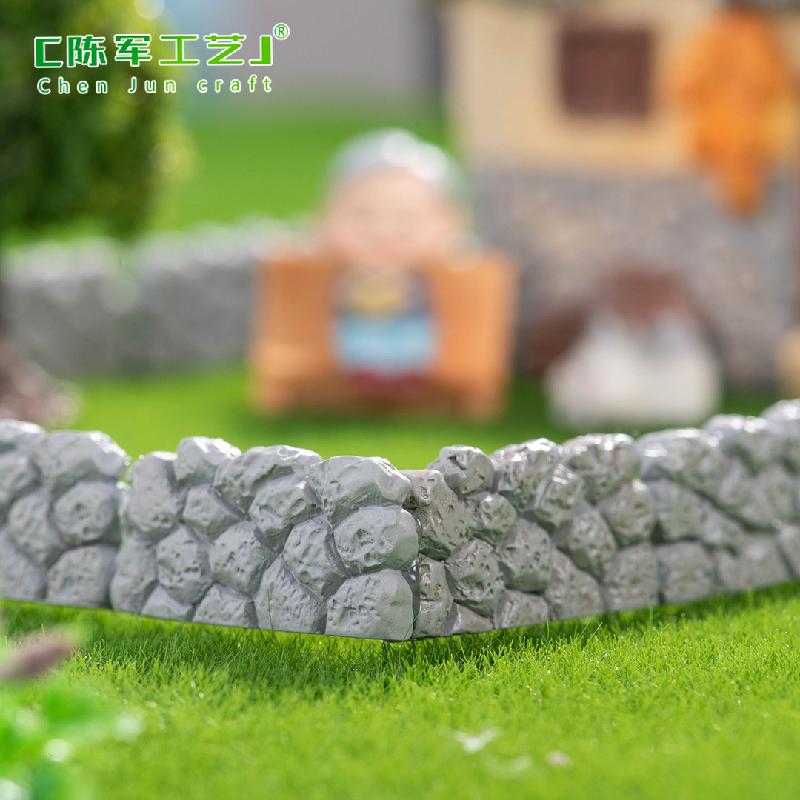 Phụ Kiện Tiểu Cảnh 微景观创意小栅栏木板竹子围栏园艺造景 DIY装饰品配件迷你小摆件