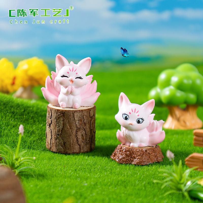 Phụ Kiện Tiểu Cảnh 微景观创意休闲板凳小狐仙园艺造景 DIY装饰品配件迷你桌面小摆件