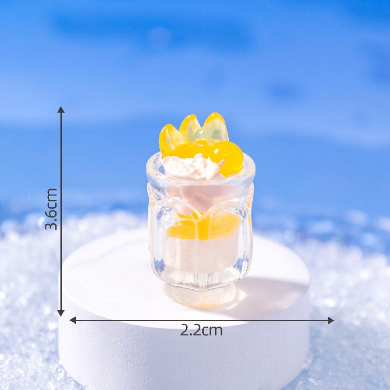 Tiểu cảnh đáy cốc đá mùa hè phát sáng DIY, phụ kiện tiểu cảnh mini treo bàn garden cute (ZC-1429)