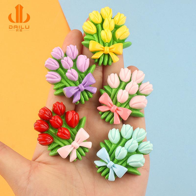 Charm bó hoa DIY trang trí điện thoại (FF-493)