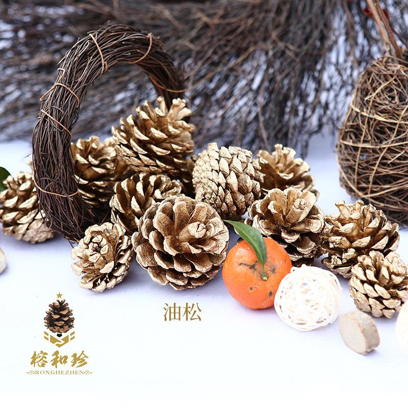 Trang Trí Noel Trang trí Noel: Quả thông vàng, quả nhuộm và quả linh sam