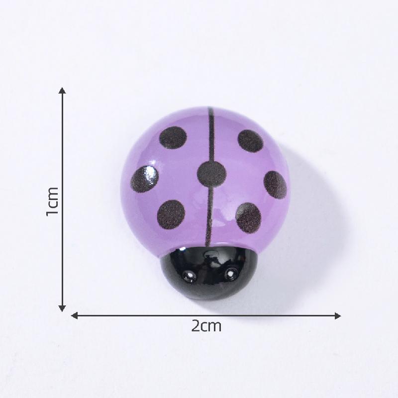 Tiểu cảnh bọ cánh cam phát sáng, sân vườn DIY, phụ kiện bàn tiểu cảnh mini đáng yêu (ZC-496)