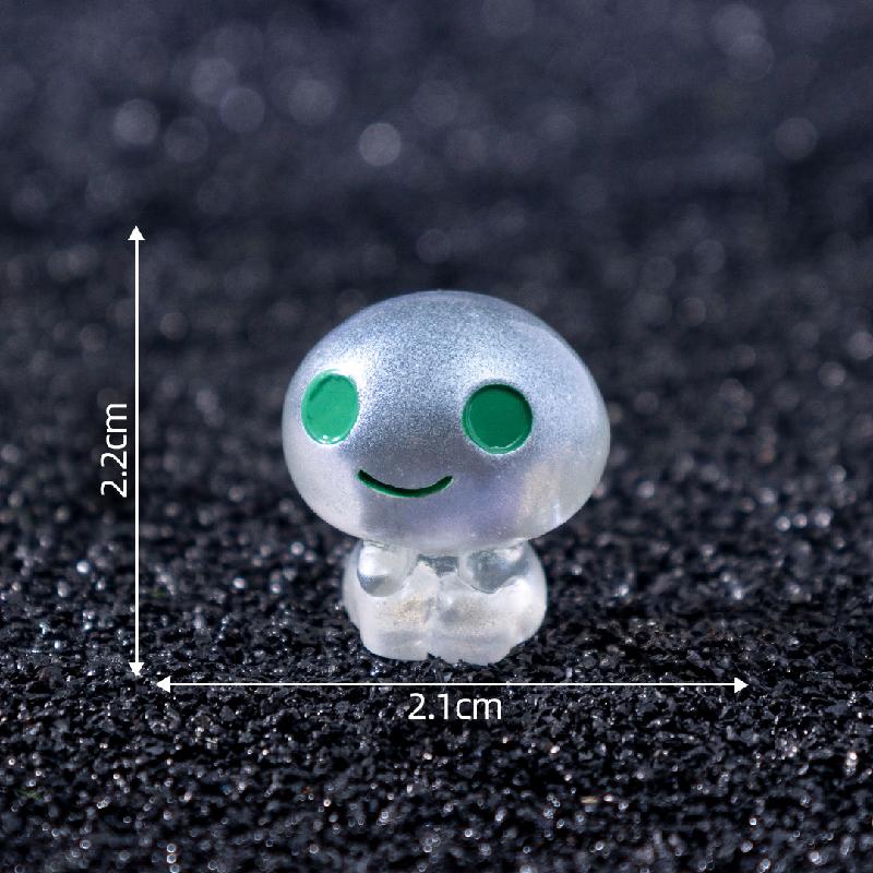 Tiểu cảnh alien mini phát sáng DIY, phụ kiện tiểu cảnh mini resin treo bàn garden cute (ZC-1404)