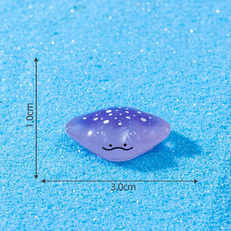 Tiểu cảnh cá đuối phát sáng DIY, phụ kiện tiểu cảnh mini bể cá resin garden cute micro (ZC-1386)