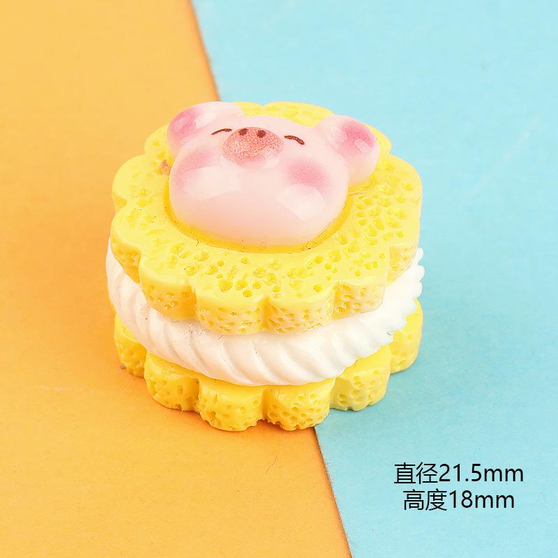 Charm bánh quy kẹp heo DIY trang trí vỏ điện thoại (FF-255)
