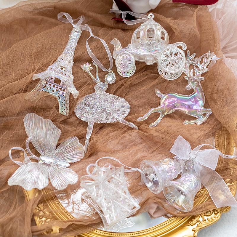 Trang Trí Noel Trang trí Noel: Búp bê tuần lộc, ngựa, cô bé, làm đẹp cây