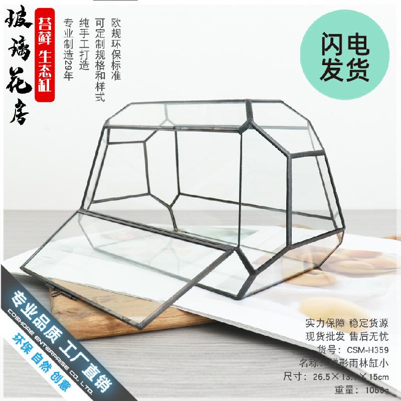 Chậu Đa Giác Bình kính rừng mini Terrarium (DG-5)