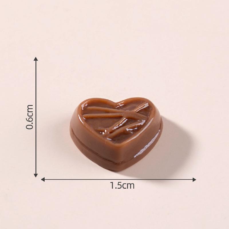 Tiểu cảnh chocolate giả ăn DIY, phụ kiện kẹp tóc, sticker bàn tiểu cảnh mini (ZC-818)