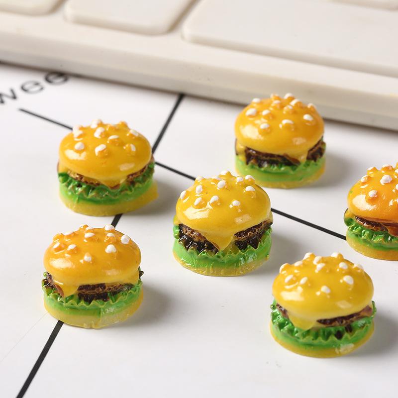Charm hamburger DIY trang trí điện thoại (FF-286)