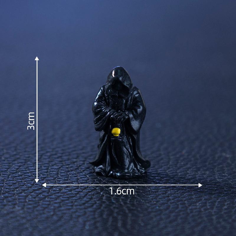 Tiểu cảnh lâu đài, bí ngô Halloween, DIY, phụ kiện bàn mini tiểu cảnh sáng tạo (ZC-152)