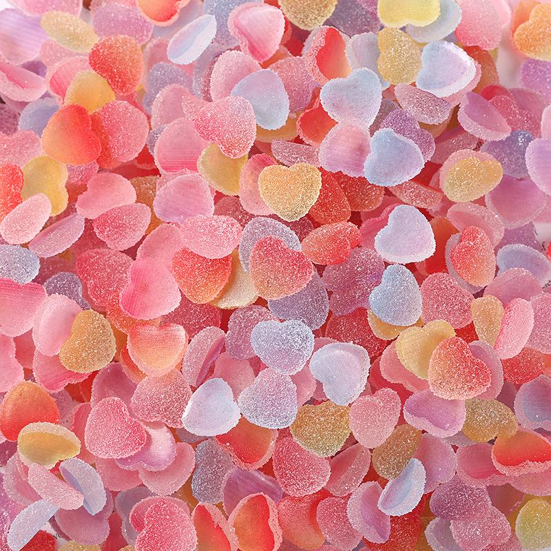 五角星爱心奶油胶手机壳软胶饰品配件diy材料包手工自制水晶滴胶