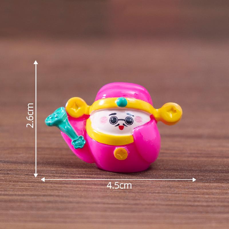 Tiểu cảnh thần Tài, Daruma DIY, phụ kiện tiểu cảnh mini xe bàn đáng yêu, cute (ZC-1077)