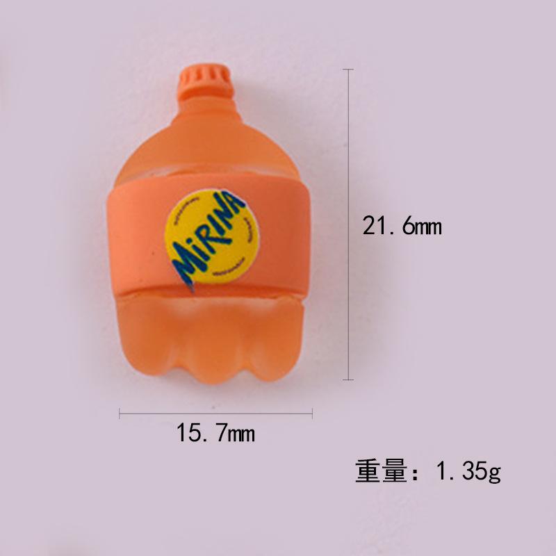 仿真半面酒瓶贴片diy材料 饮料瓶汽水瓶奶油胶树脂饰品配件