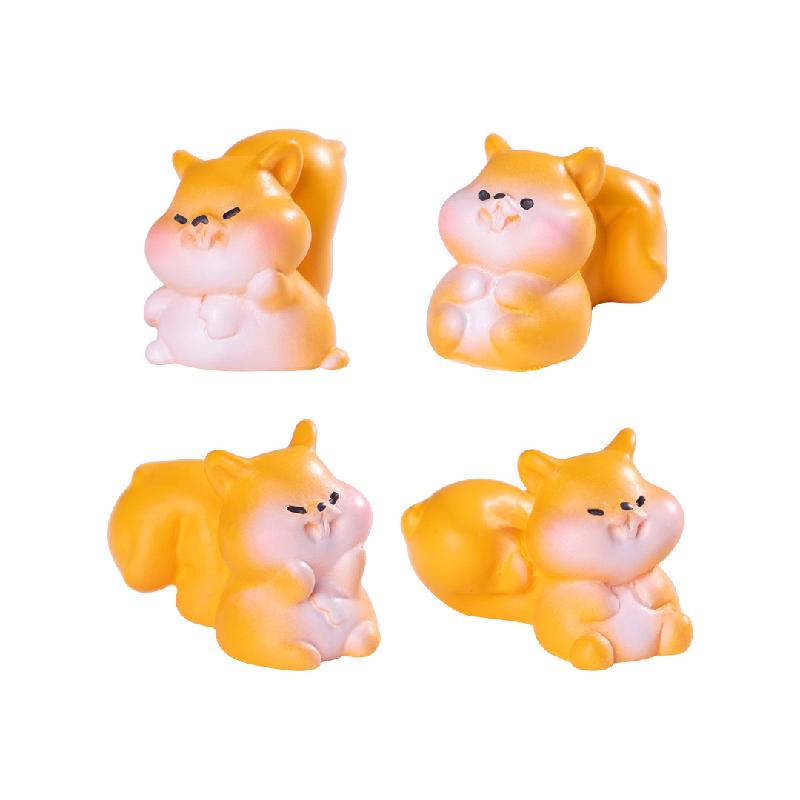 Tiểu cảnh sóc mập DIY, phụ kiện tiểu cảnh mini treo bàn garden đáng yêu, cute (ZC-1102)