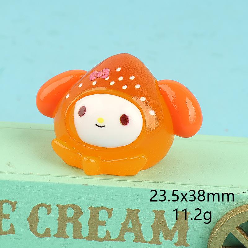 Charm trái cây phát sáng DIY trang trí tóc (FF-411)