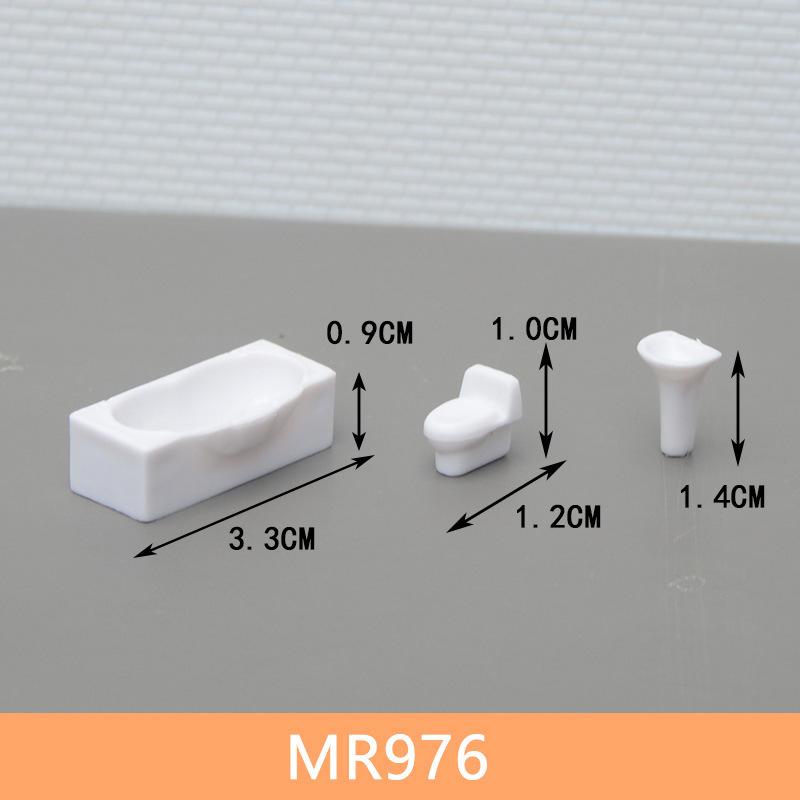 Bộ Nội Thất Nhà Bếp Nhà Tắm Mini Tỷ Lệ 1:50 (MH-240)