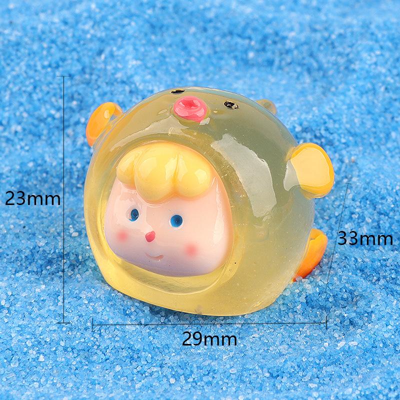 Charm sinh vật biển phát sáng DIY trang trí để bàn (FF-10)