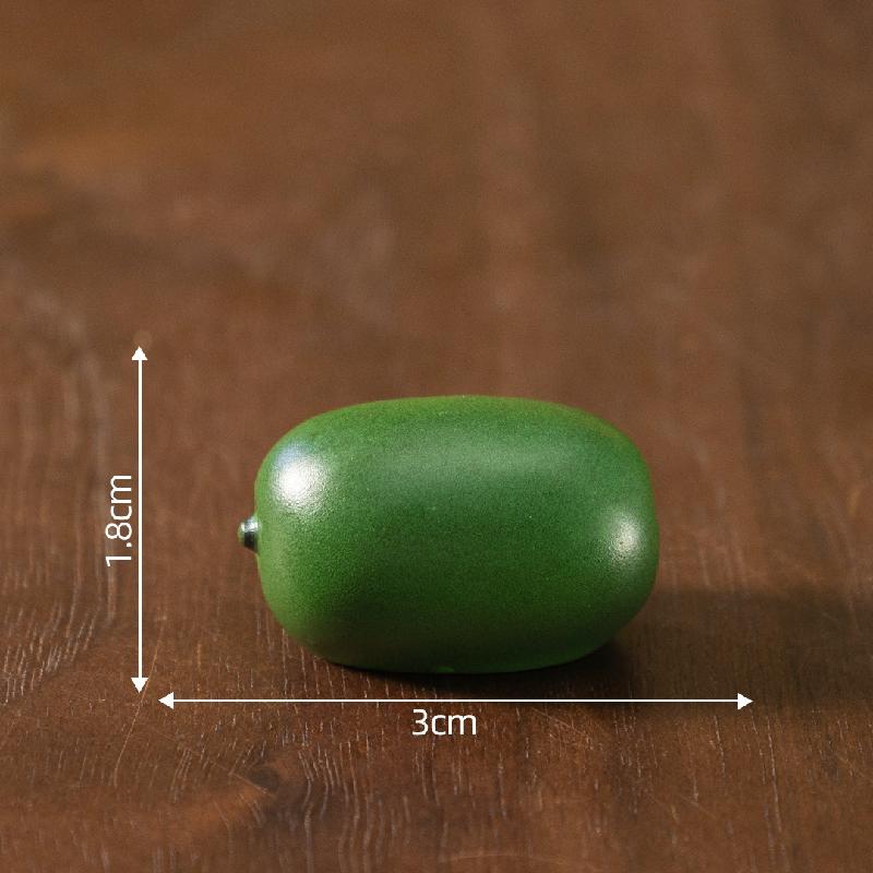 Tiểu cảnh bí ngô, ớt giả ăn được DIY, kẹp tóc, phụ kiện tiểu cảnh mini (ZC-681)