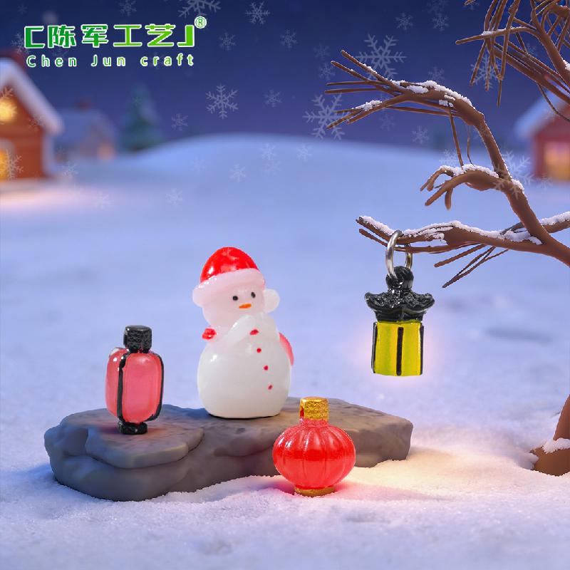 Phụ Kiện Tiểu Cảnh Đèn treo cổ điển phát sáng mini nhà búp bê (PK-715)