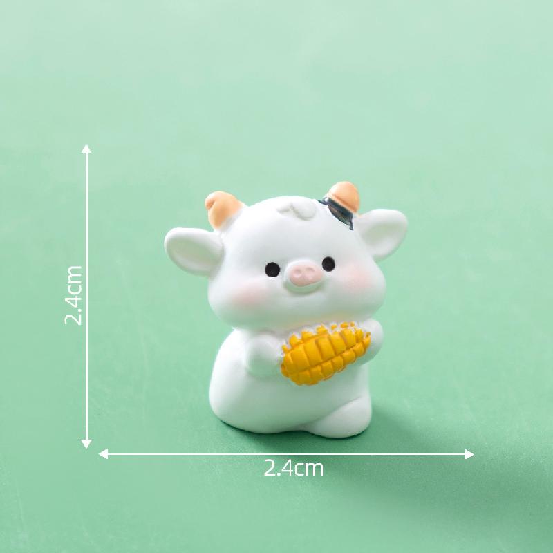 Tiểu cảnh bò trồng cỏ DIY, phụ kiện tiểu cảnh mini xe bàn garden, cute micro landscape (ZC-1132)