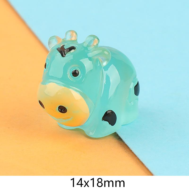 Charm bò sữa phát sáng DIY trang trí điện thoại (FF-482)