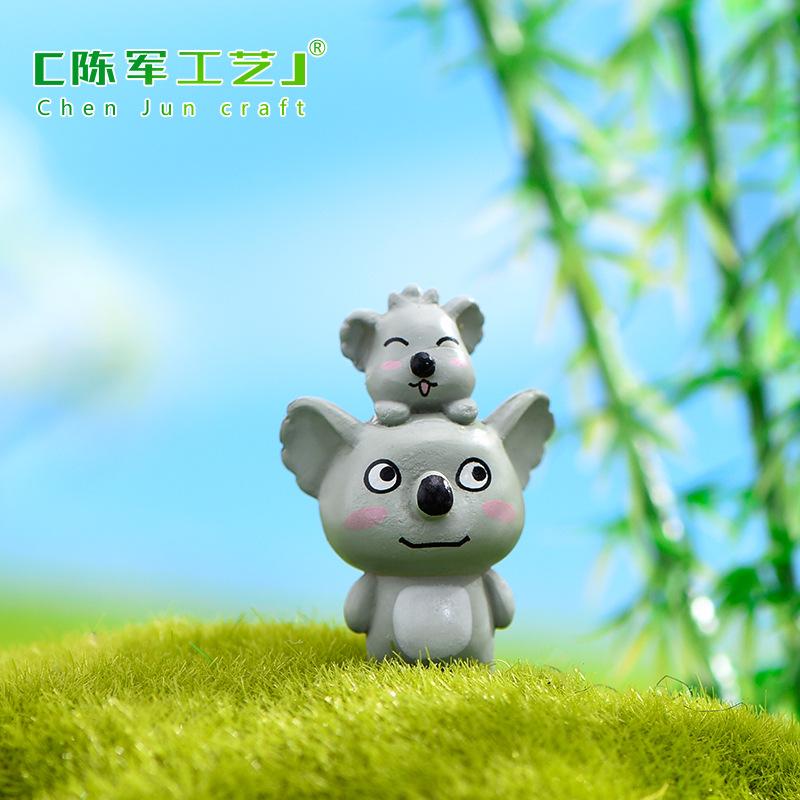 Tiểu cảnh koala dễ thương mini trang trí chậu cây DIY (ZC-1201)