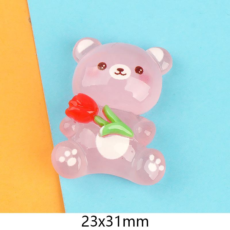 Charm gấu phát sáng DIY trang trí điện thoại (FF-466)
