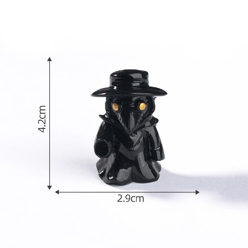 Tiểu cảnh hề xương Halloween, DIY, phụ kiện resin tiểu cảnh mini đáng yêu (ZC-572)