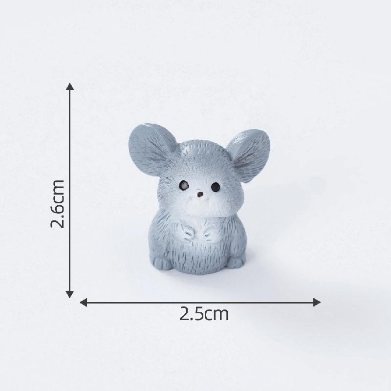 Tiểu cảnh chuột đồng nông trại DIY, phụ kiện tiểu cảnh mini resin sân vườn nhỏ gọn (ZC-840)