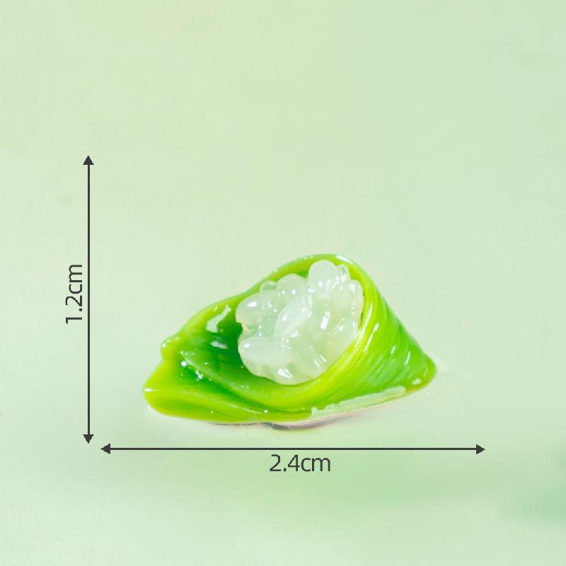 Tiểu cảnh Tết Đoan Ngọ: bánh ú, thuyền rồng, DIY, phụ kiện bàn tiểu cảnh mini (ZC-403)