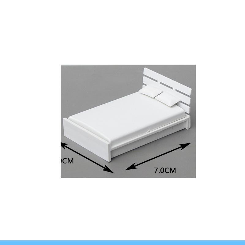 Giường Sofa Mini Mô Hình Nội Thất Tỷ Lệ 1:30 (MH-199)
