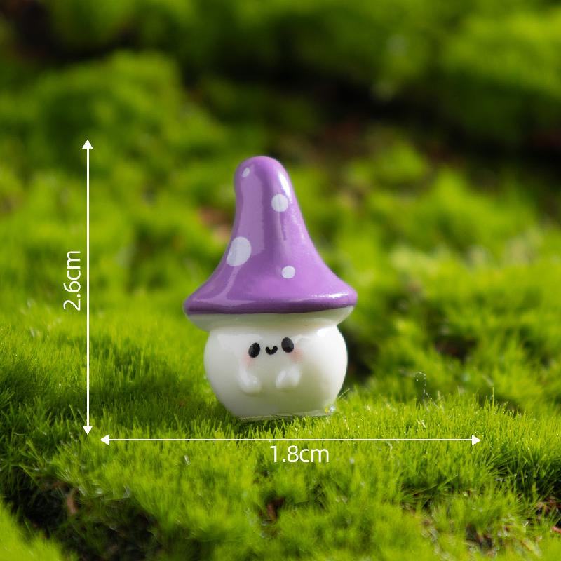 Tiểu cảnh nấm nghiêng đáng yêu DIY, phụ kiện tiểu cảnh mini bàn treo, garden cute (ZC-1095)