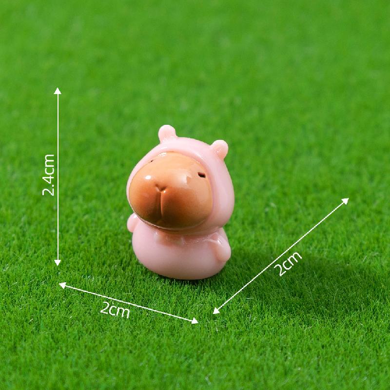 Capybara hoa anh đào mùa xuân mini tiểu cảnh (PK-700)