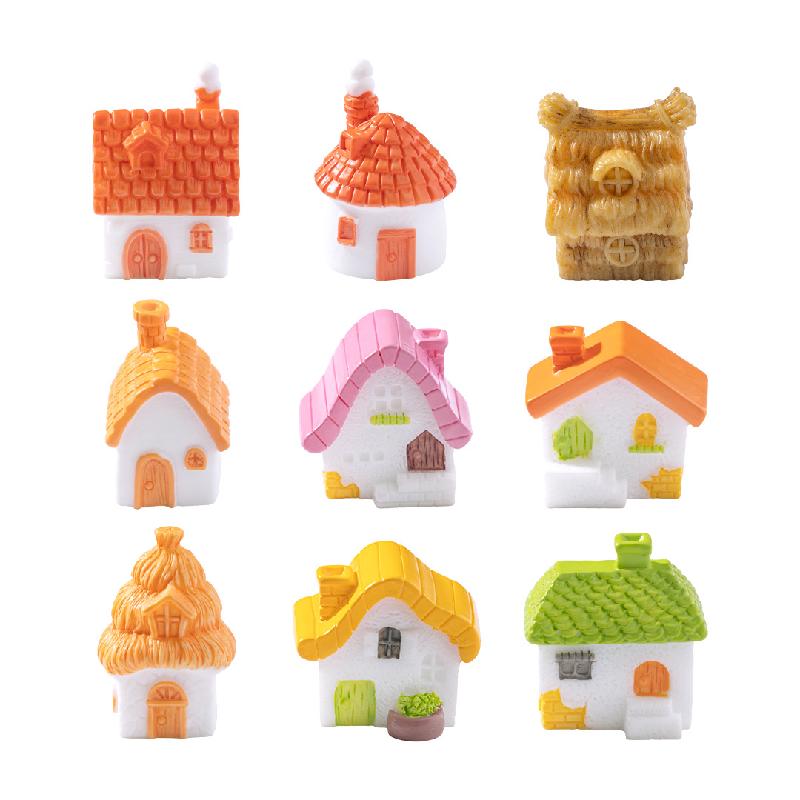 Tiểu cảnh nhà cổ, đồng quê, DIY, phụ kiện bàn tiểu cảnh mini phong cách vintage (ZC-393)