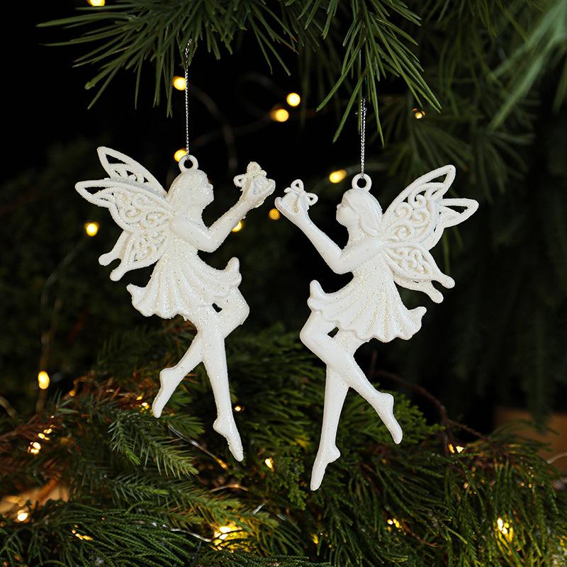 Trang Trí Noel Phụ kiện Noel: Đa dạng mẫu treo cây thông nhựa trắng