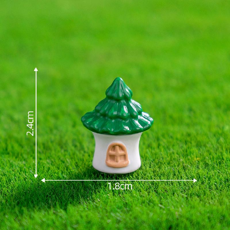 微景观创意劳动小兔子小熊房子园艺造景 DIY装饰品配件树脂小摆件