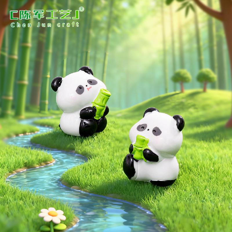 Phụ Kiện Tiểu Cảnh Gấu Trúc Nhỏ Mini Trang Trí Tiểu Cảnh (PK-92)
