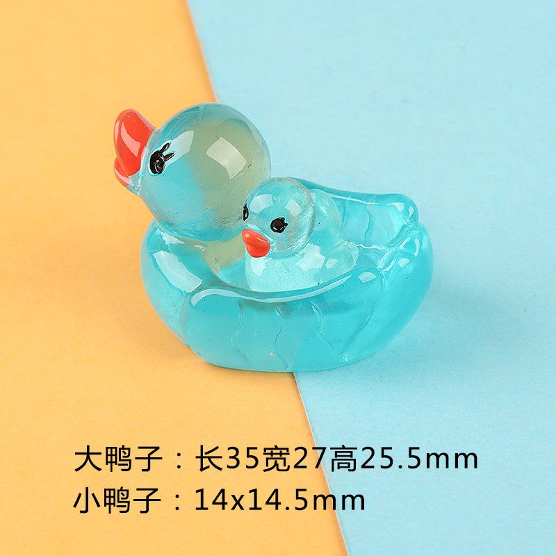Charm vịt phát sáng DIY trang trí điện thoại (FF-379)