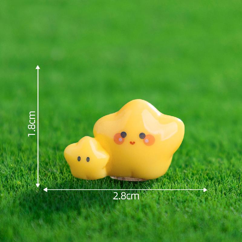 Tiểu cảnh phát sáng, thiên thần nhỏ, sao vàng, DIY, phụ kiện treo mini tiểu cảnh bàn (ZC-134)